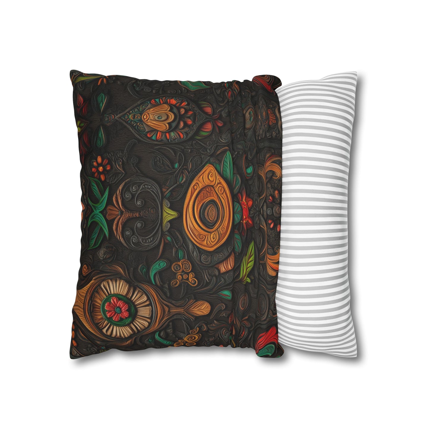 Organic Oasis - Square Polyester Pillowcase