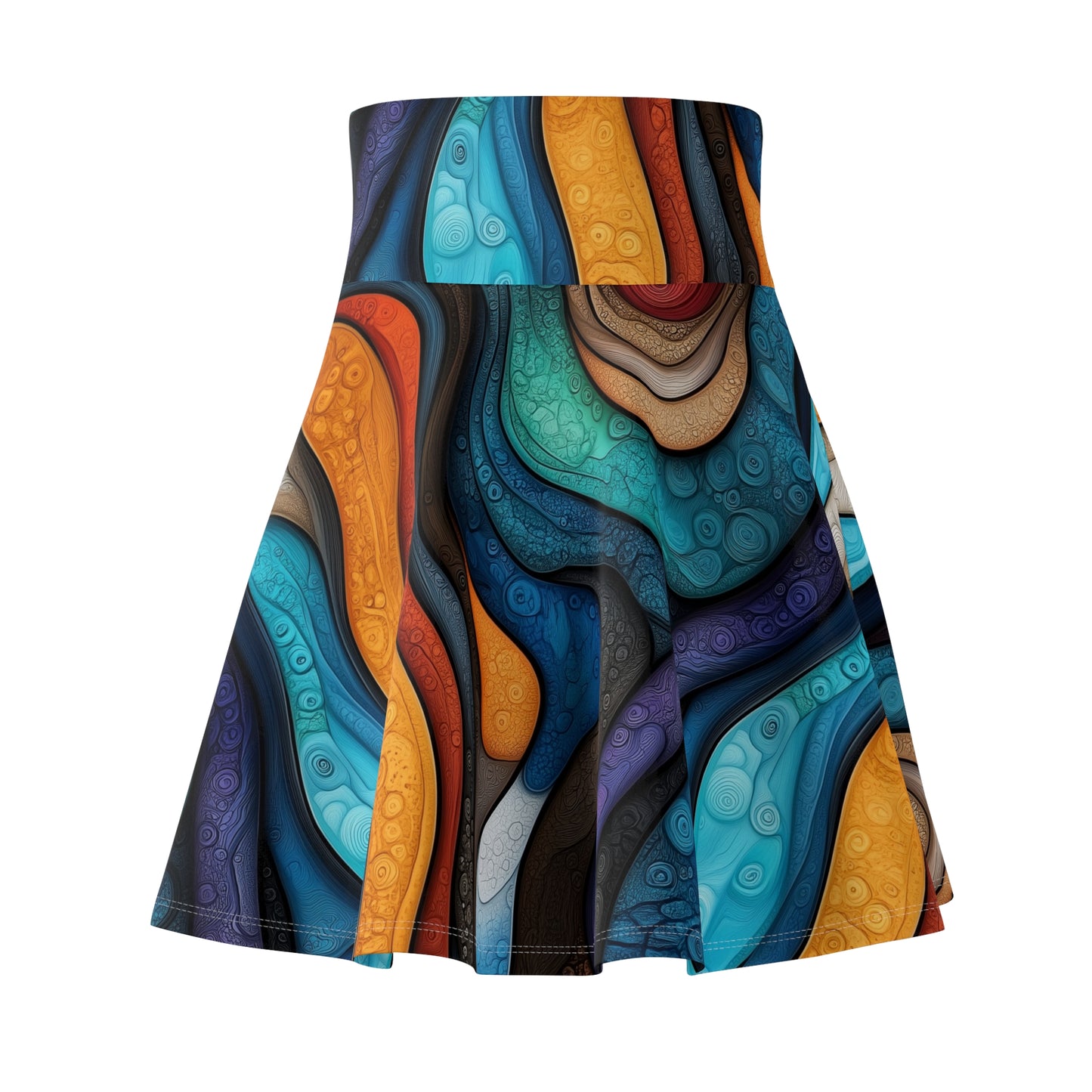 Cosmic Ribbons - Skater Skirt