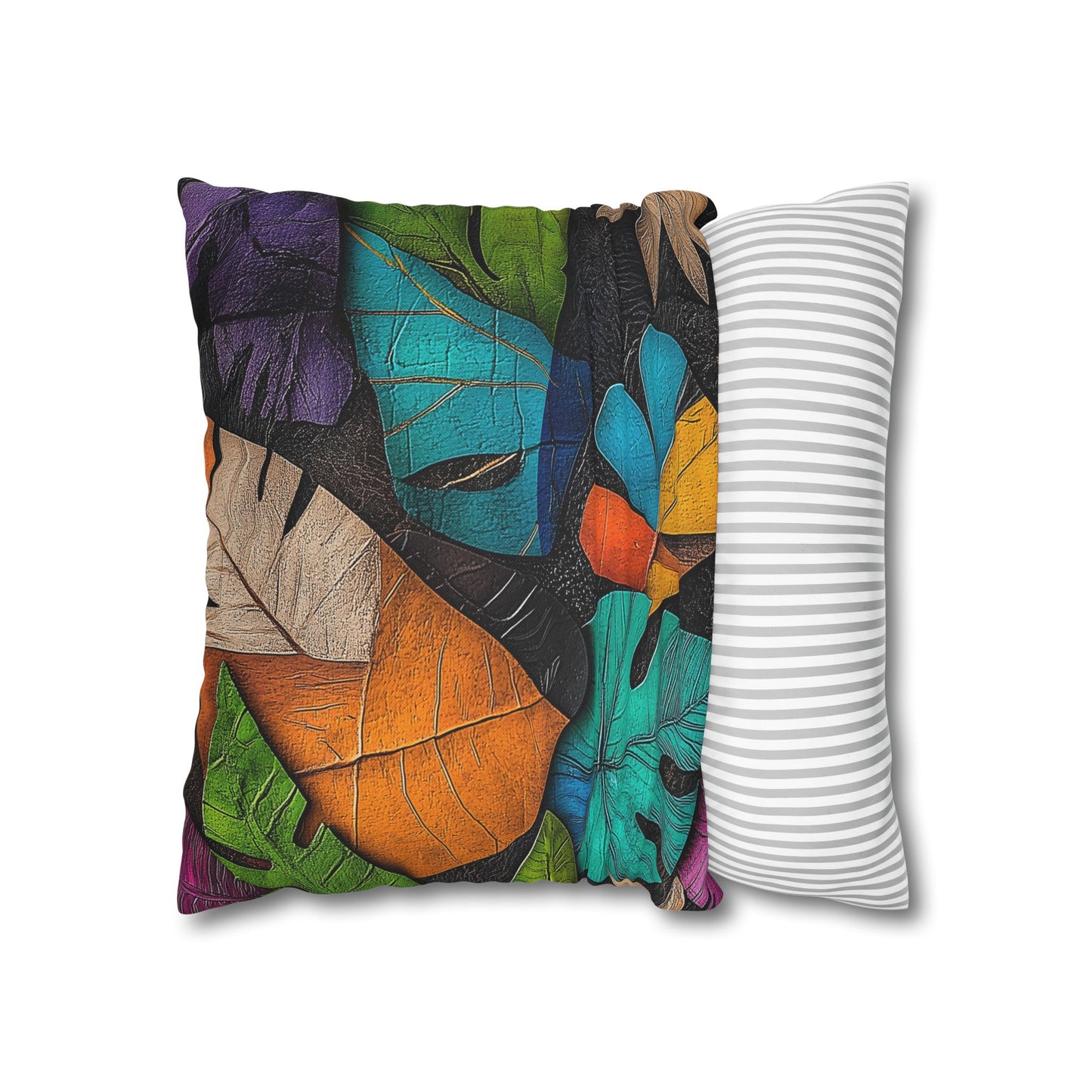 Tropical Vibrancy- Square Polyester Pillowcase