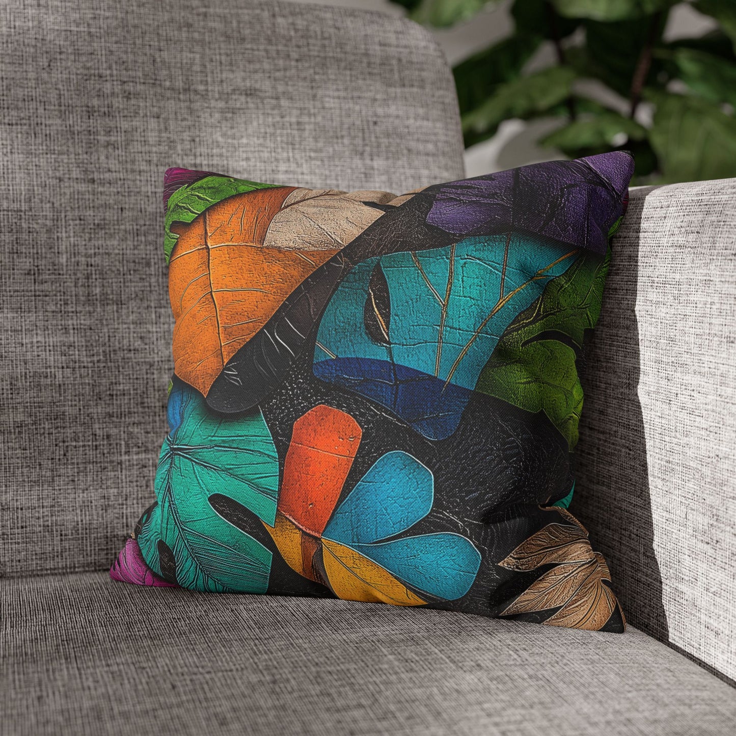 Tropical Vibrancy- Square Polyester Pillowcase