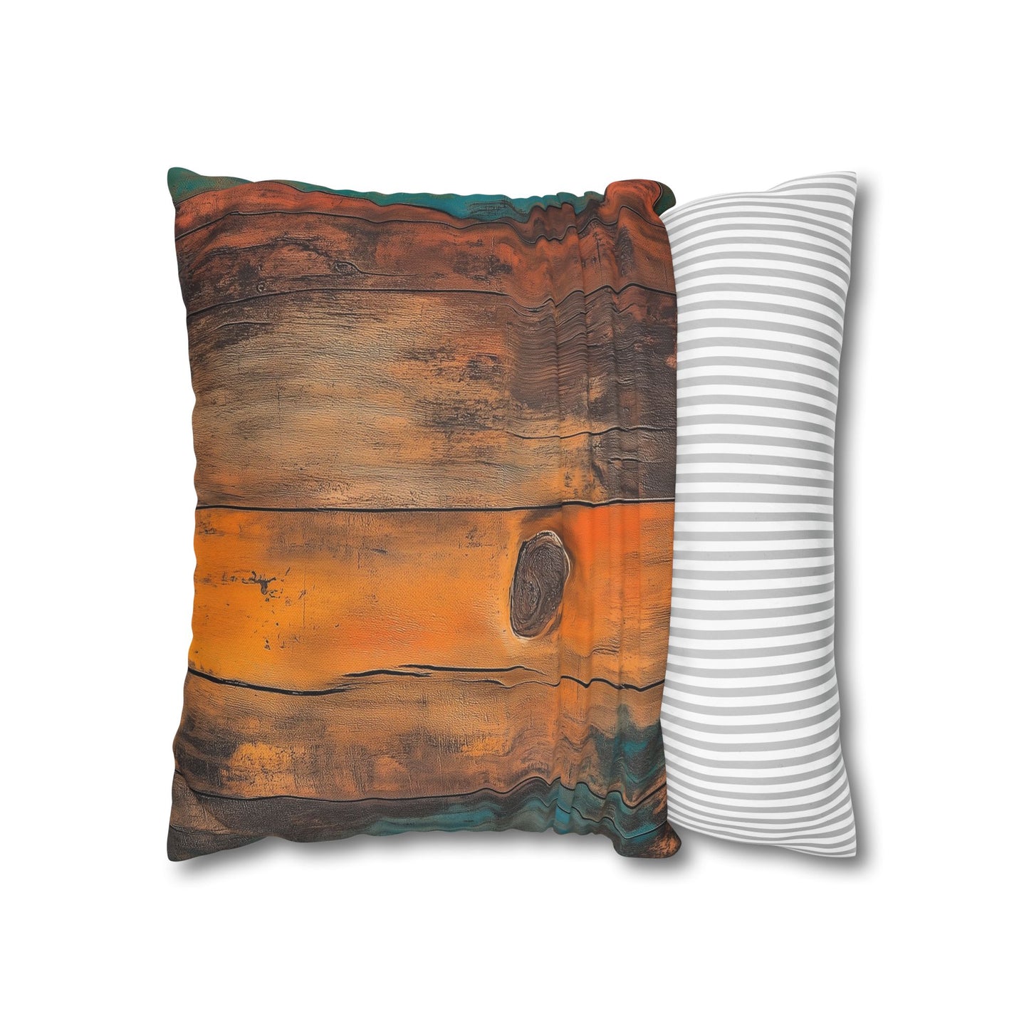 Vibrant Decay - Square Polyester Pillowcase