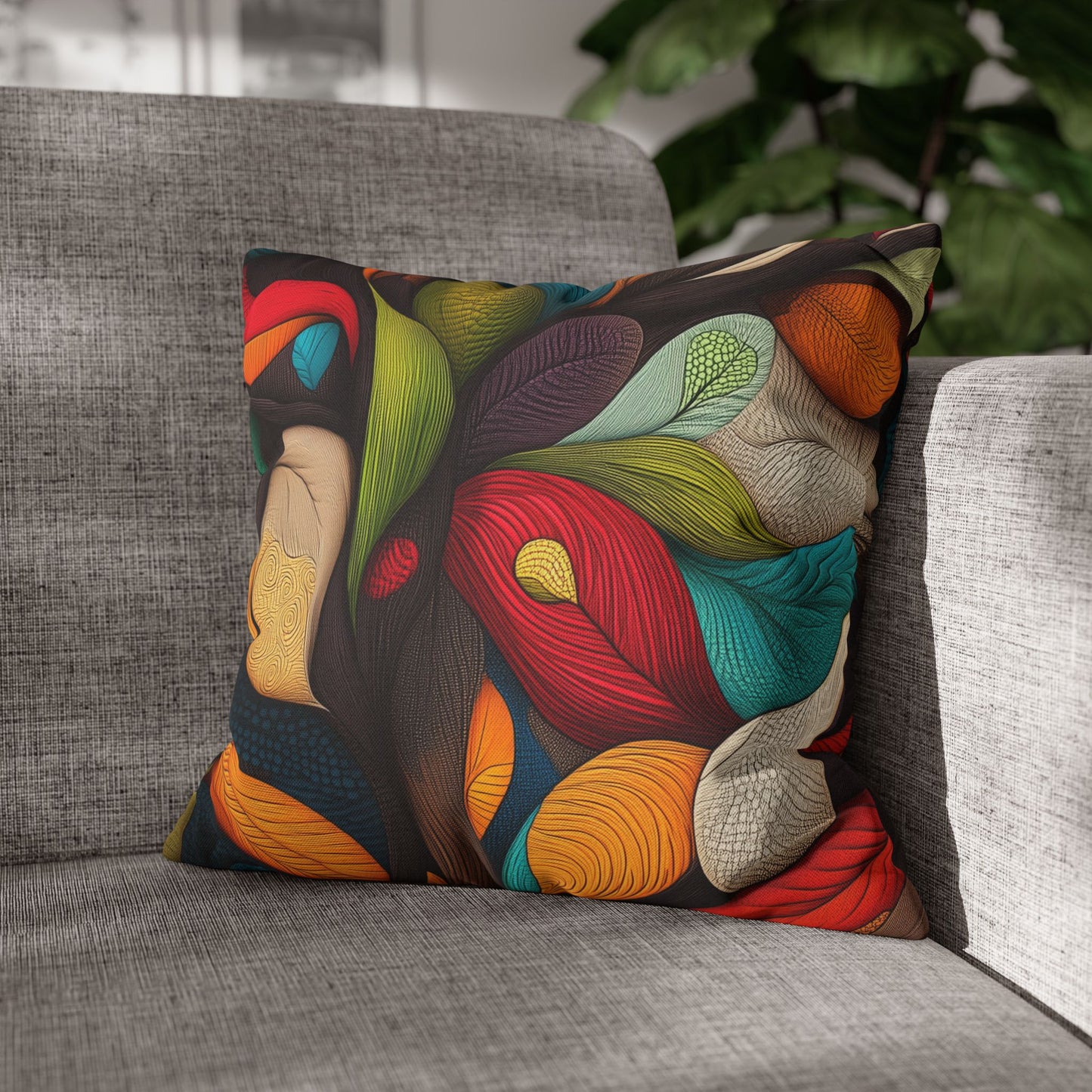 Tropical Reverie - Square Polyester Pillowcase