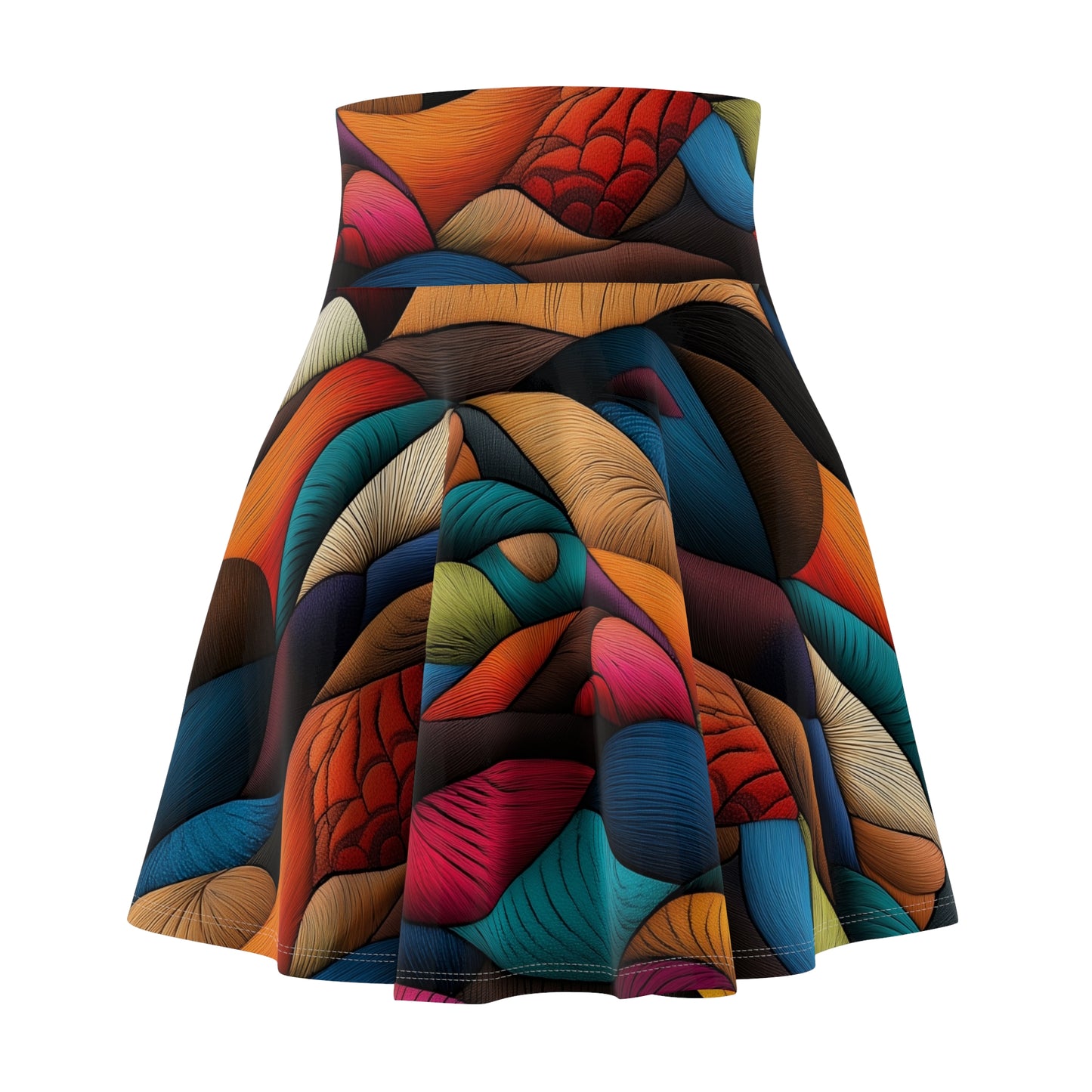 Fluid Tapestry - Skater Skirt