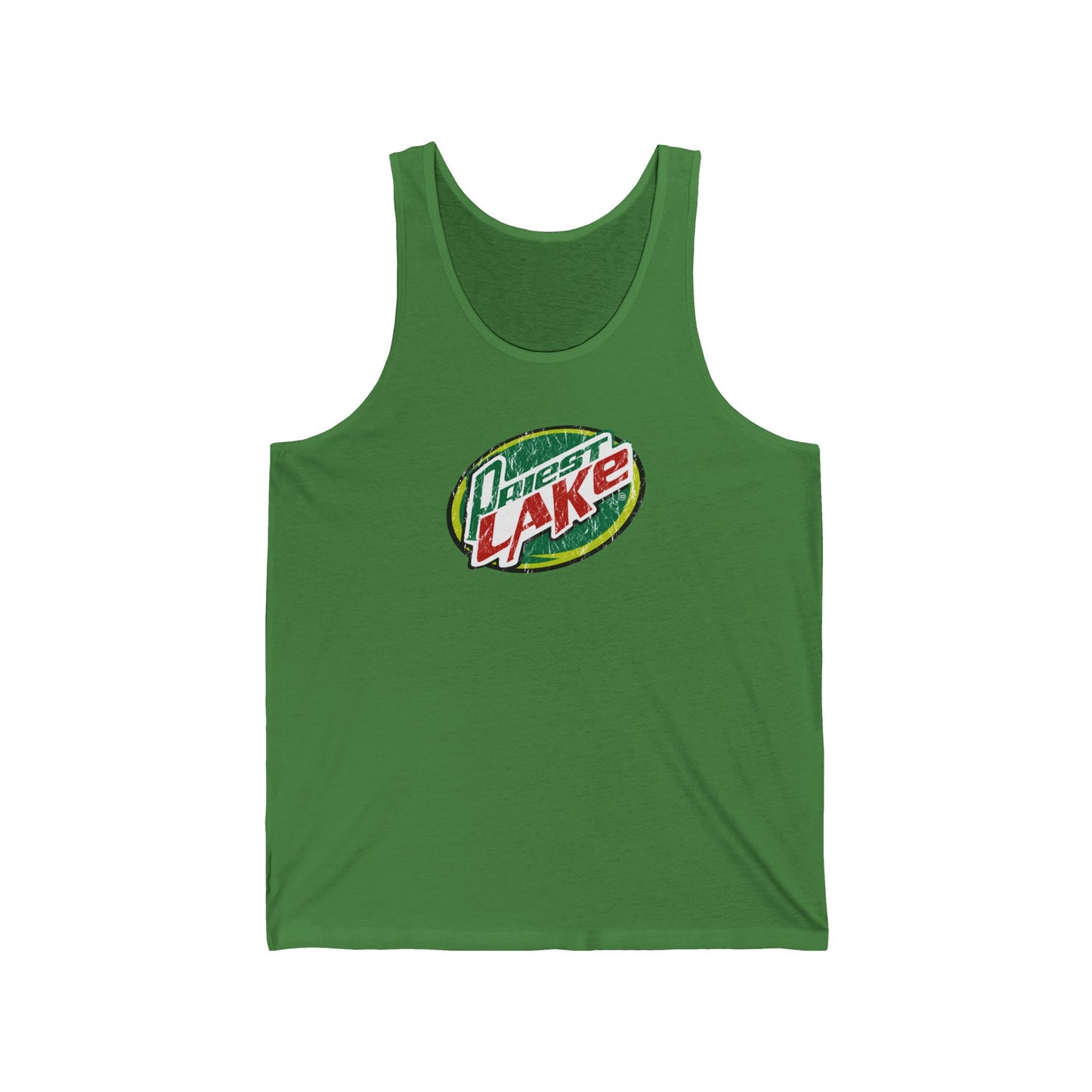 Priest Lake Dew Unisex Jersey Tank