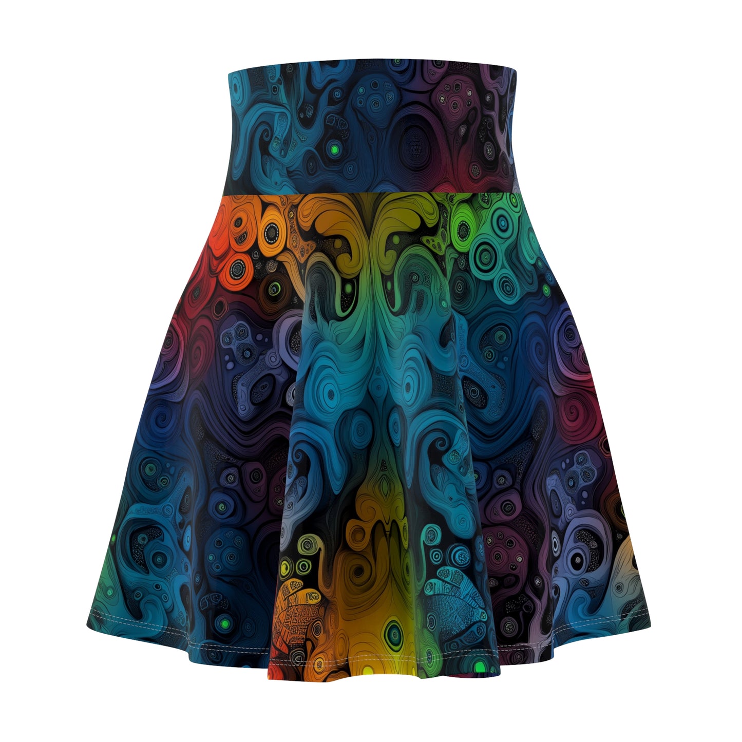 Kaleidoscopic Symphony - Skater Skirt