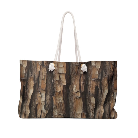 Priest Lake Cedar Bark Weekender Bag