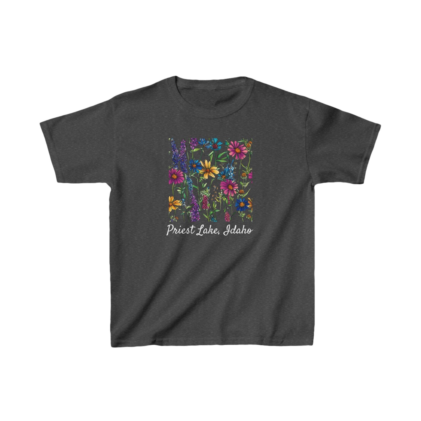 Priest Lake Wildflower Kids T-shirt