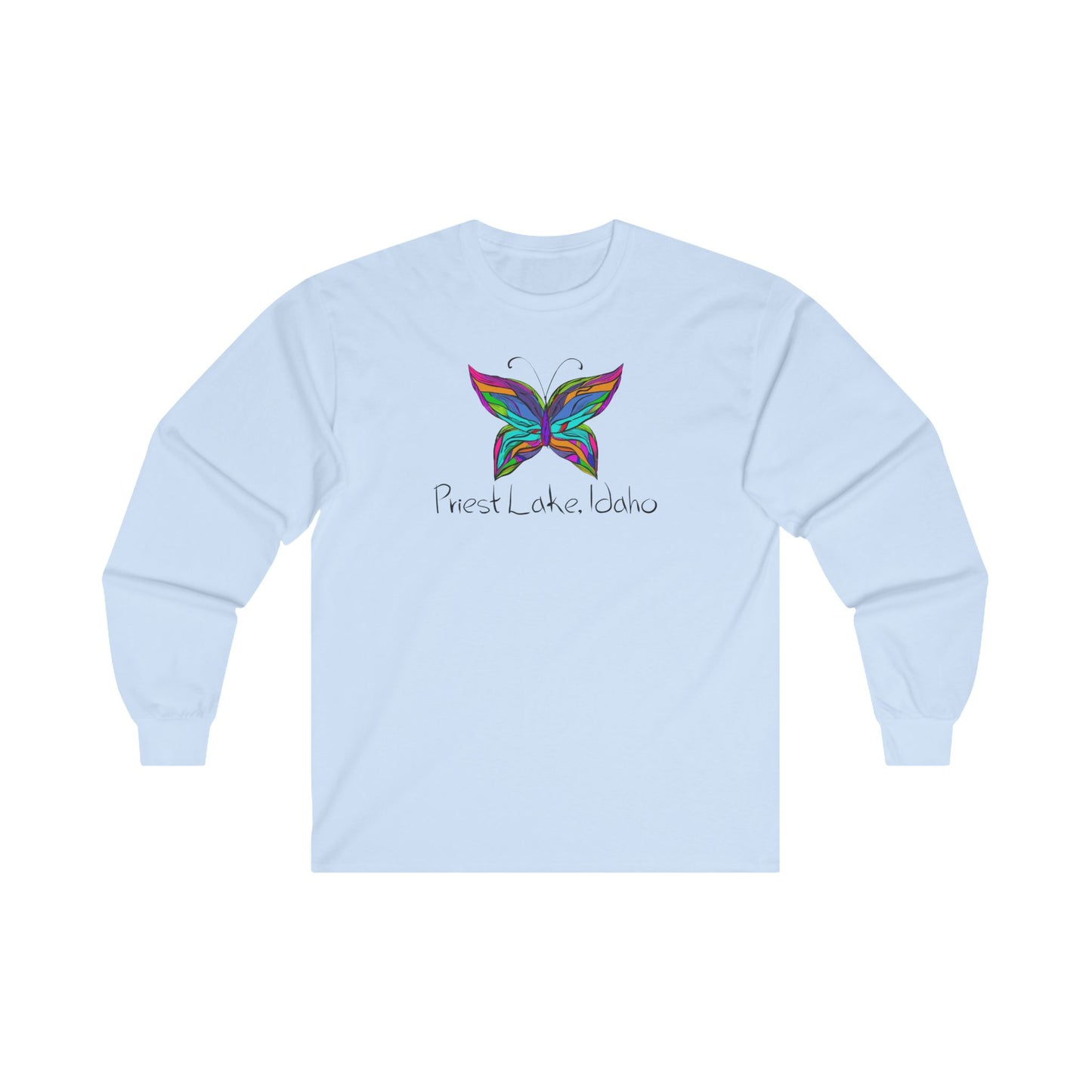 Priest Lake Butterfly Ultra Cotton Long Sleeve T-shirt