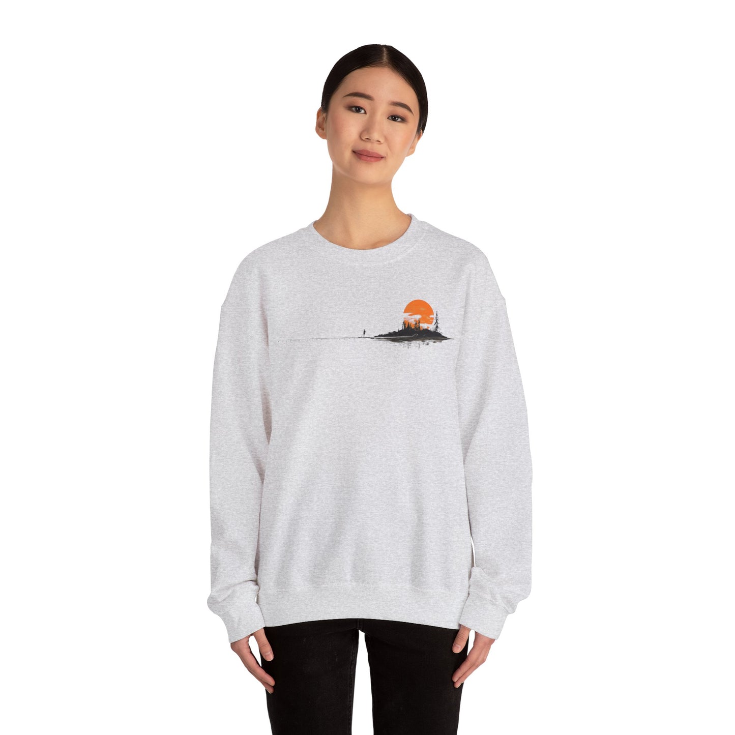 Priest Lake Paddleboard 1 Heavy Blend™ Crewneck Sweatshirt