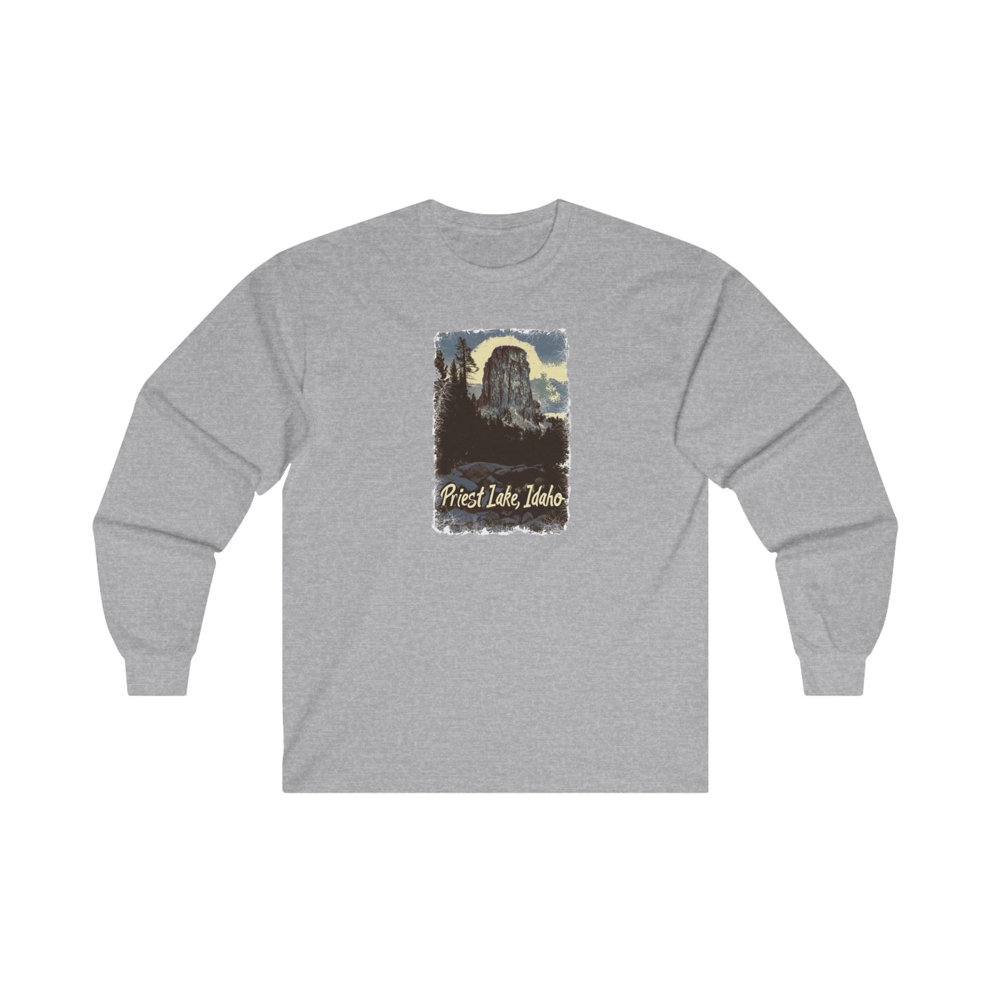 Chimney Rock of Priest Lake Ultra Cotton Long Sleeve T-shirt