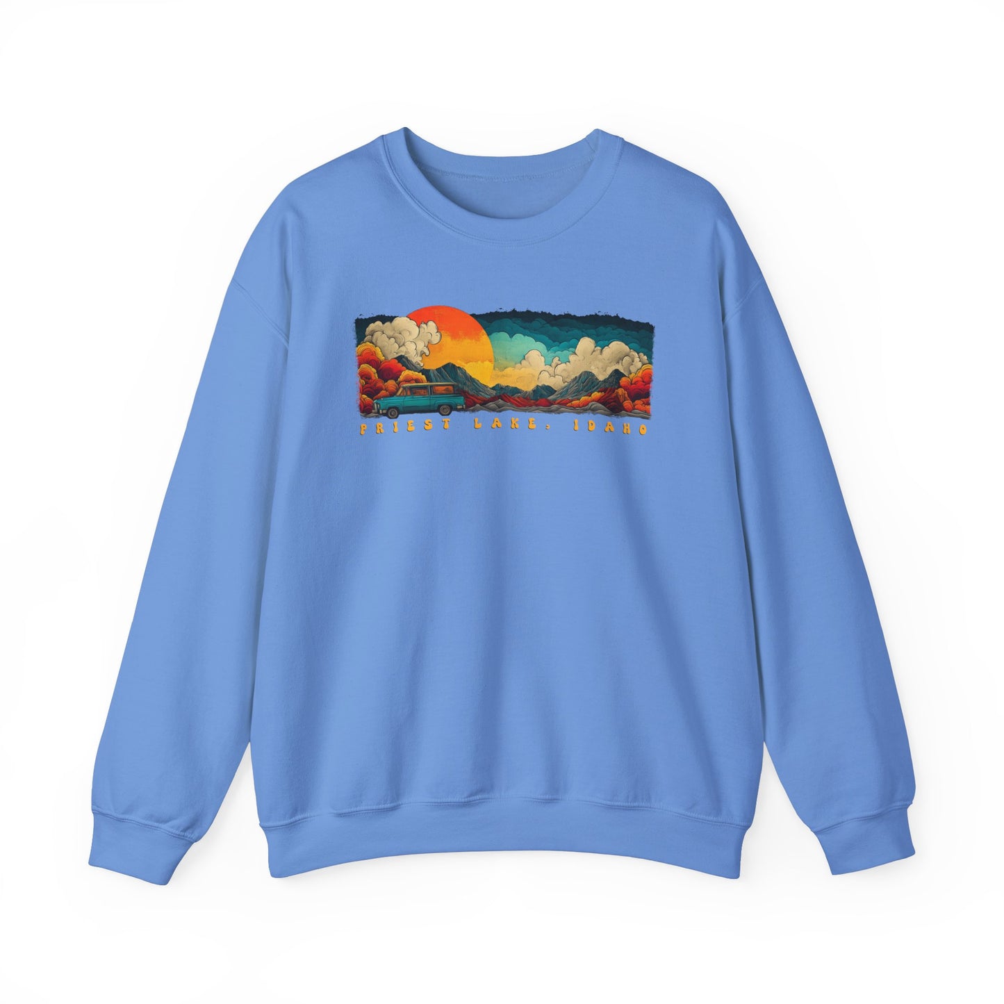 Priest Lake Vacation Crewneck Sweatshirt