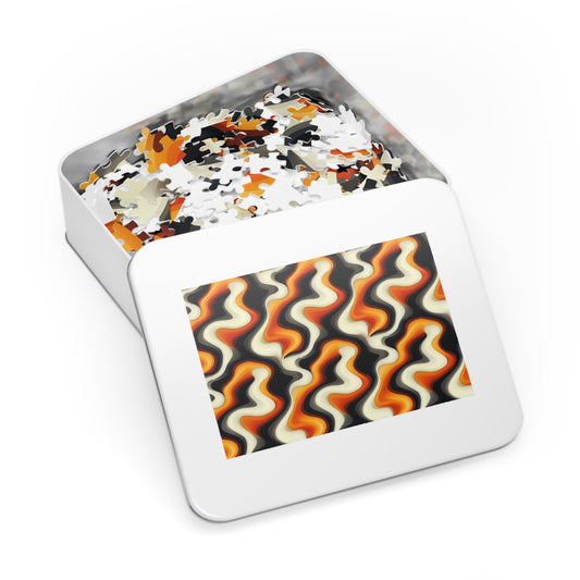 Brown Swirlino Jigsaw Puzzle 7