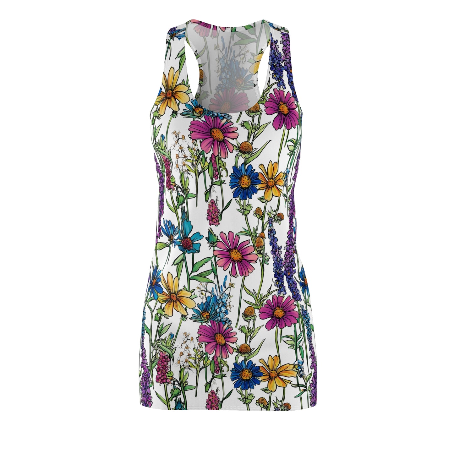 Priest Lake Wildflower Cut & Sew Racerback Dress