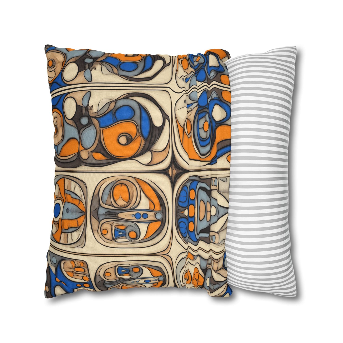 Echoes of Tradition- Square Polyester Pillowcase