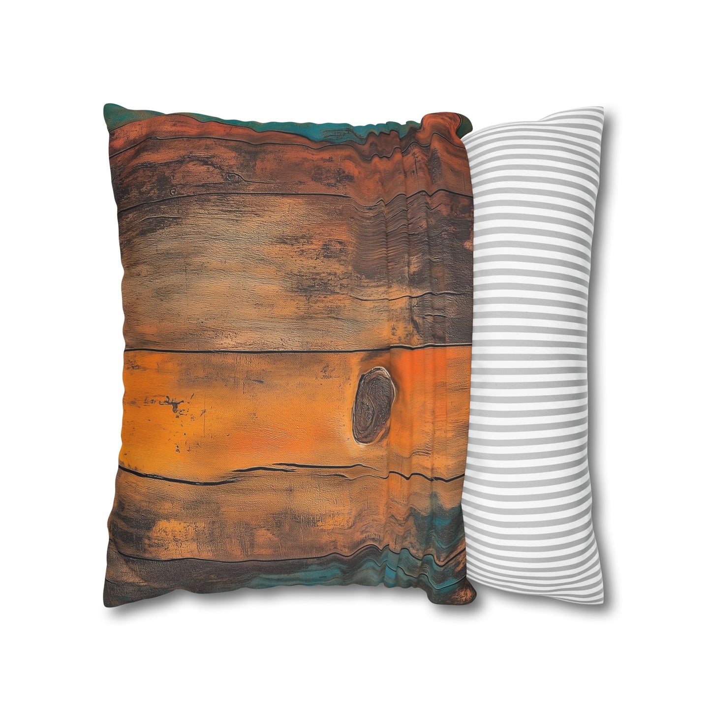 Vibrant Decay - Square Polyester Pillowcase