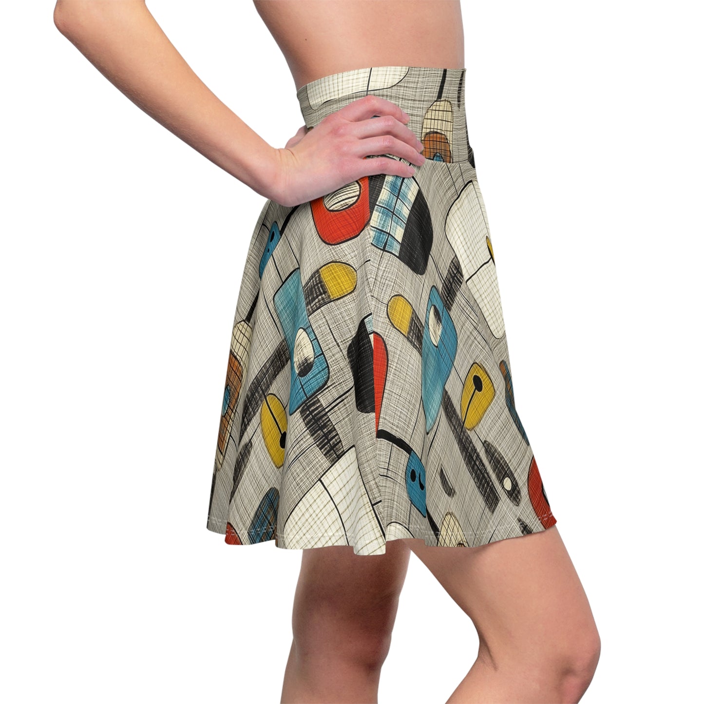 Abstract Nostalgia - Skater Skirt