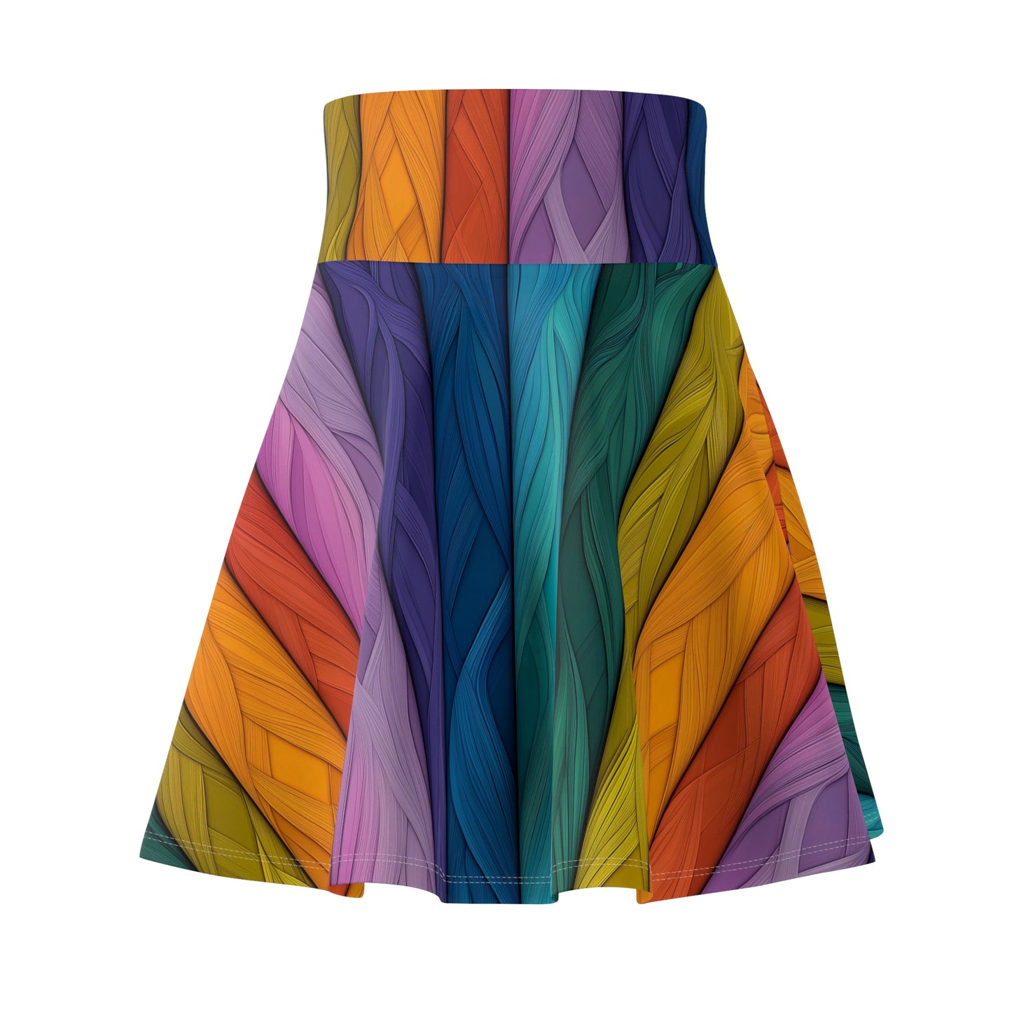 Woven Rainbow - Skater Skirt