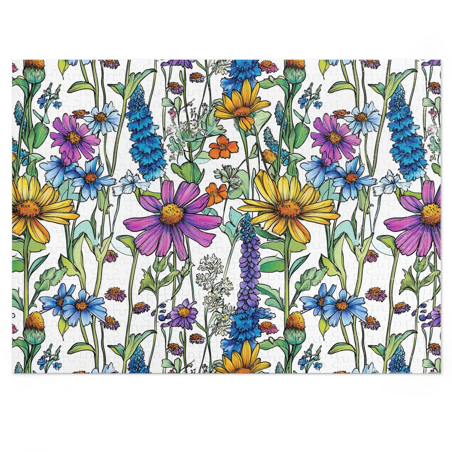 Priest Lake Wildflower Jigsaw Puzzle 2