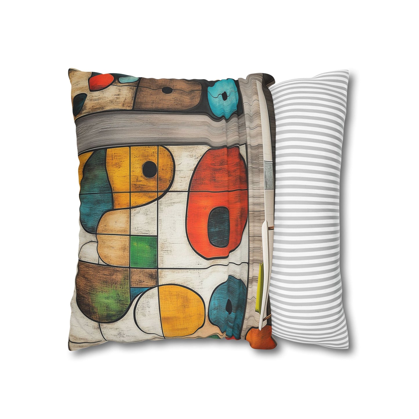 Geometric Ecstasy - Square Polyester Pillowcase