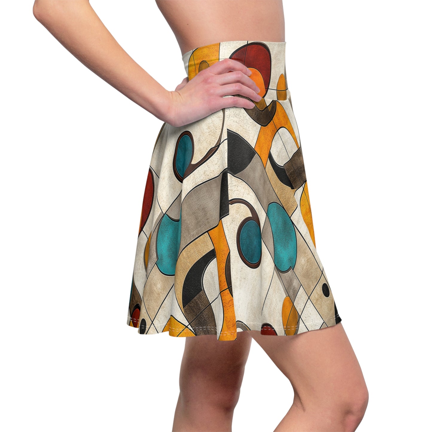 Mid-Century Rhythm - Skater Skirt