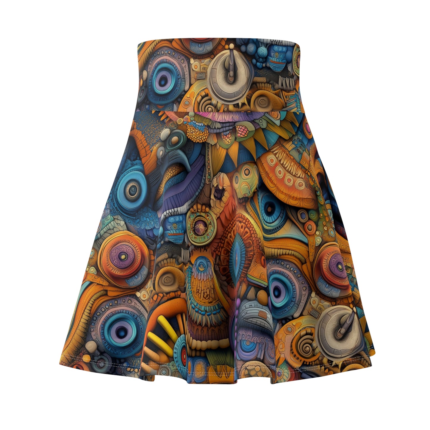 Mechanical Dreamscape - Skater Skirt