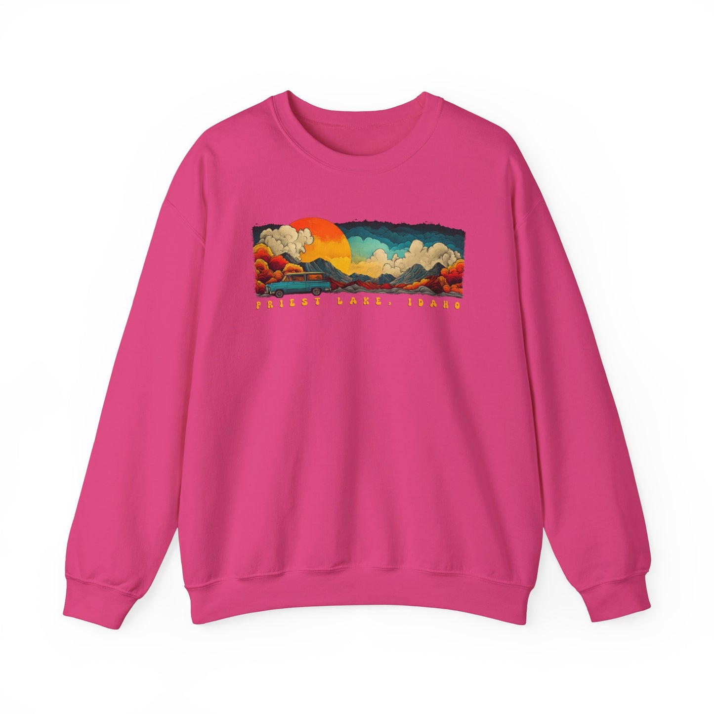 Priest Lake Vacation Crewneck Sweatshirt