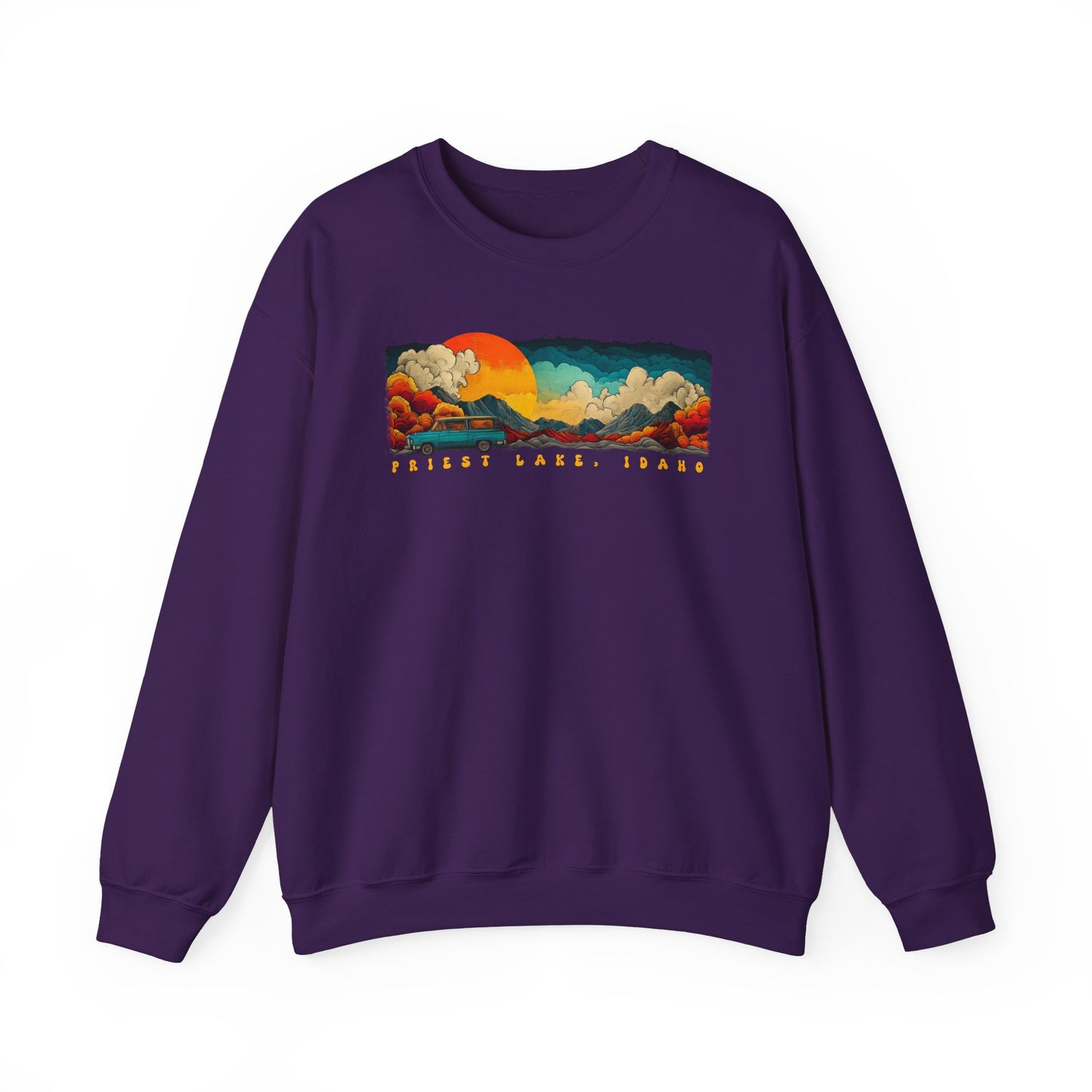 Priest Lake Vacation Crewneck Sweatshirt