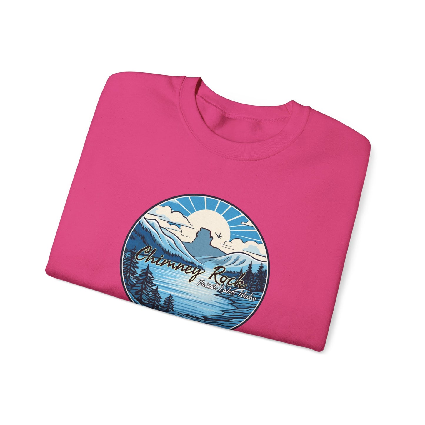 Blue Chimney Rock Unisex Heavy Blend™ Crewneck Sweatshirt