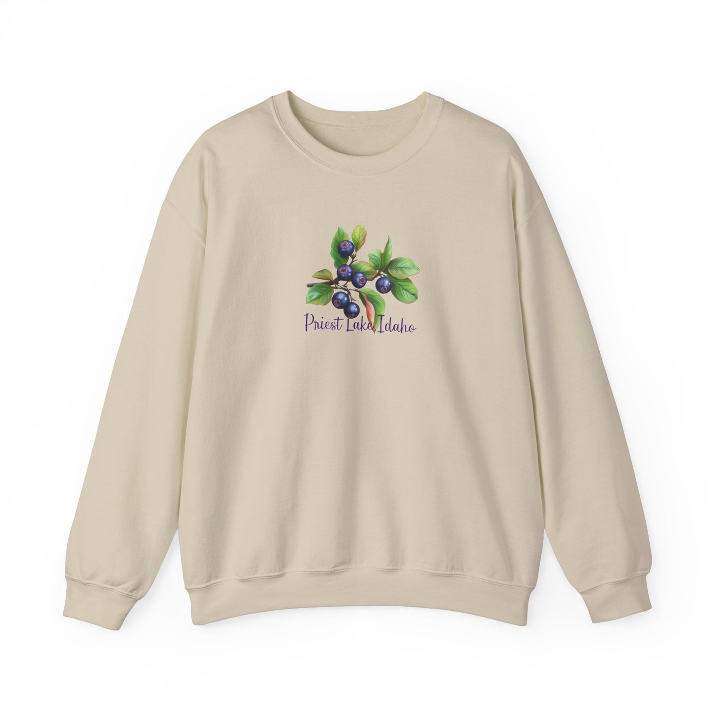 Priest Lake Huckleberry Unisex Heavy Blend™ Crewneck Sweatshirt