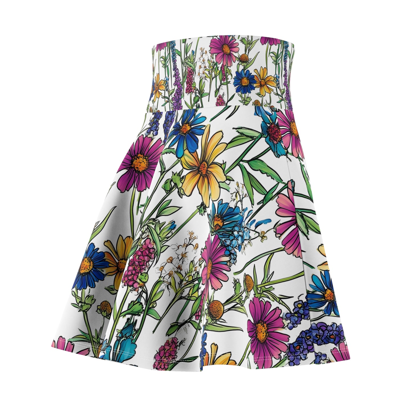 Priest Lake Wildflower Women's Skater Skirt #2