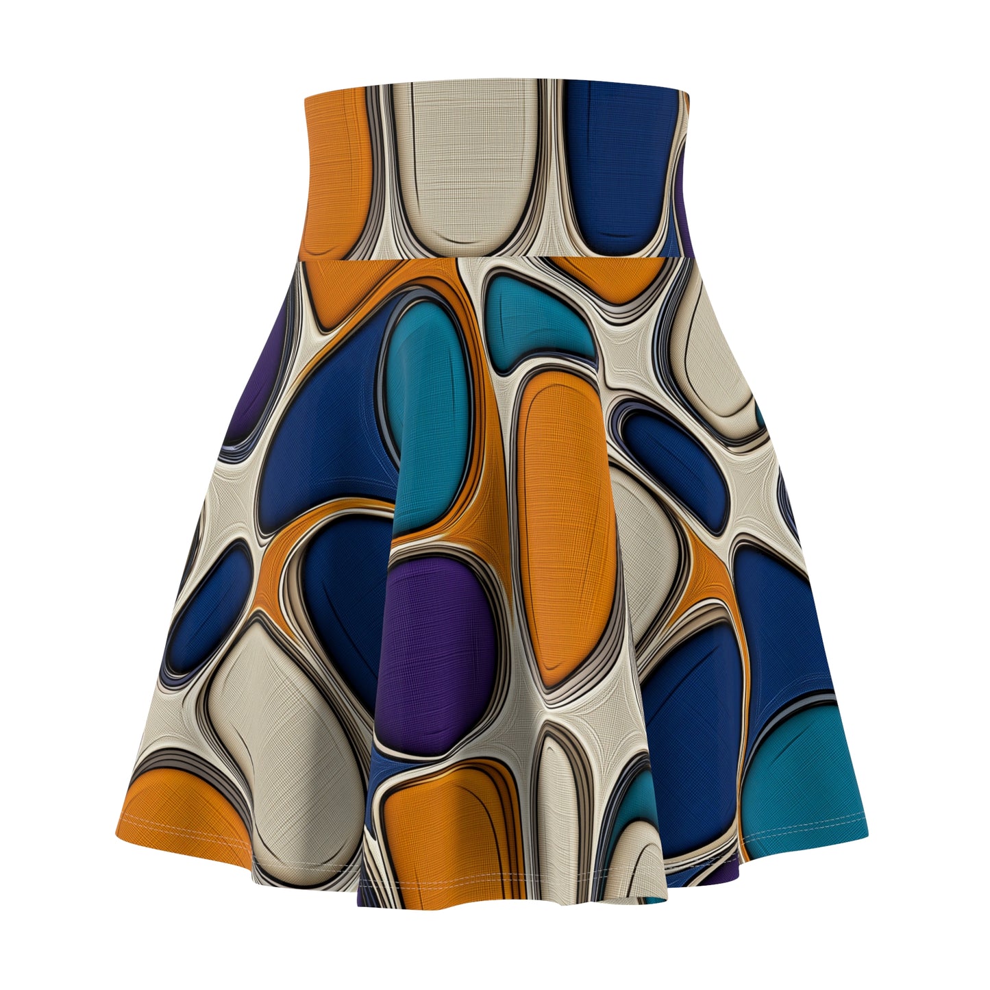 Mid-Century Kaleidoscope - Skater Skirt