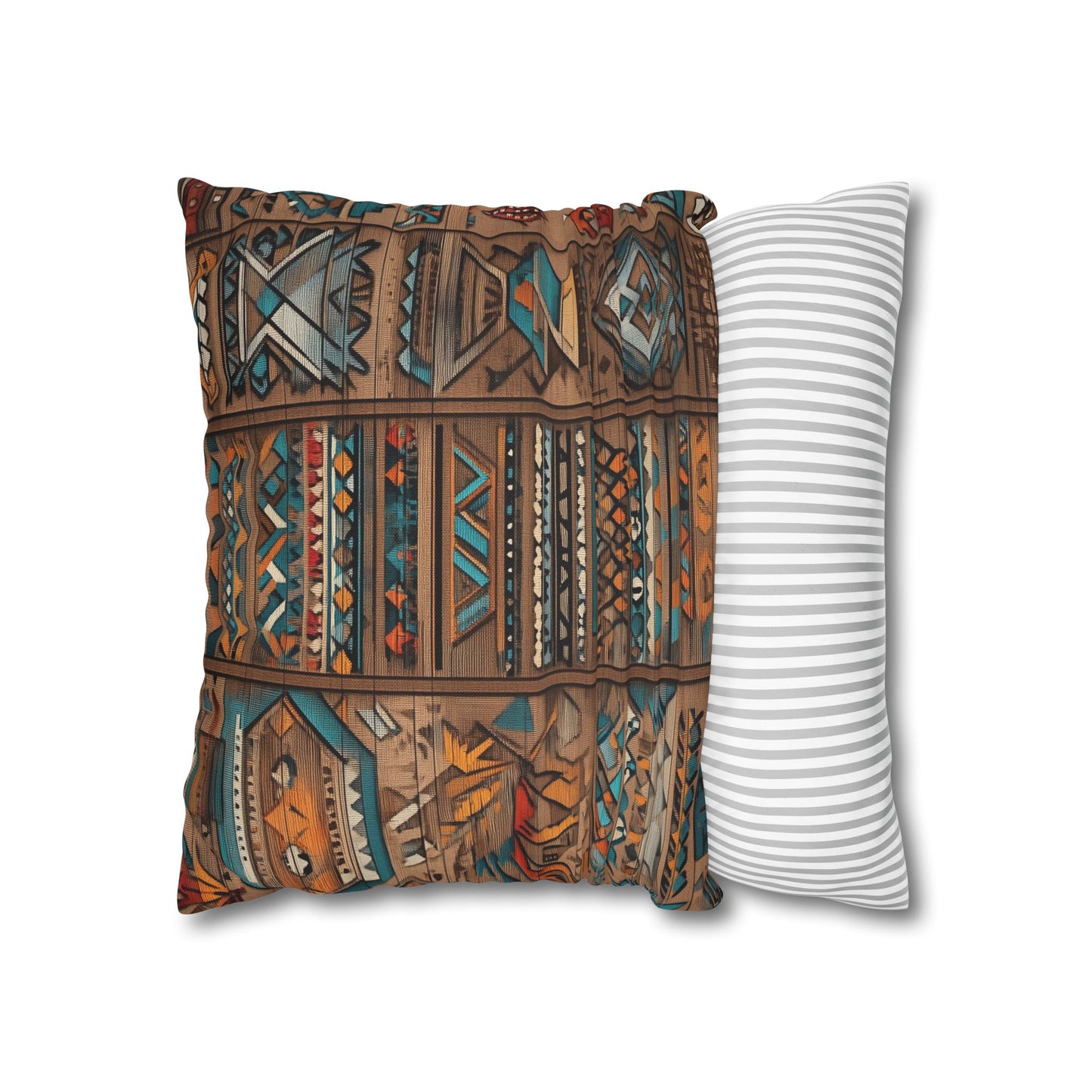 Indigenous Tapestry - Square Polyester Pillowcase