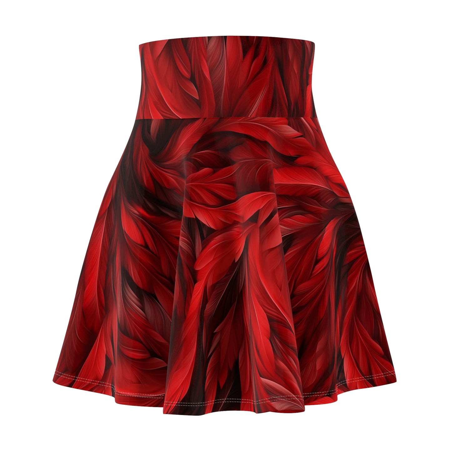 Cardinal Feather Skater Skirt