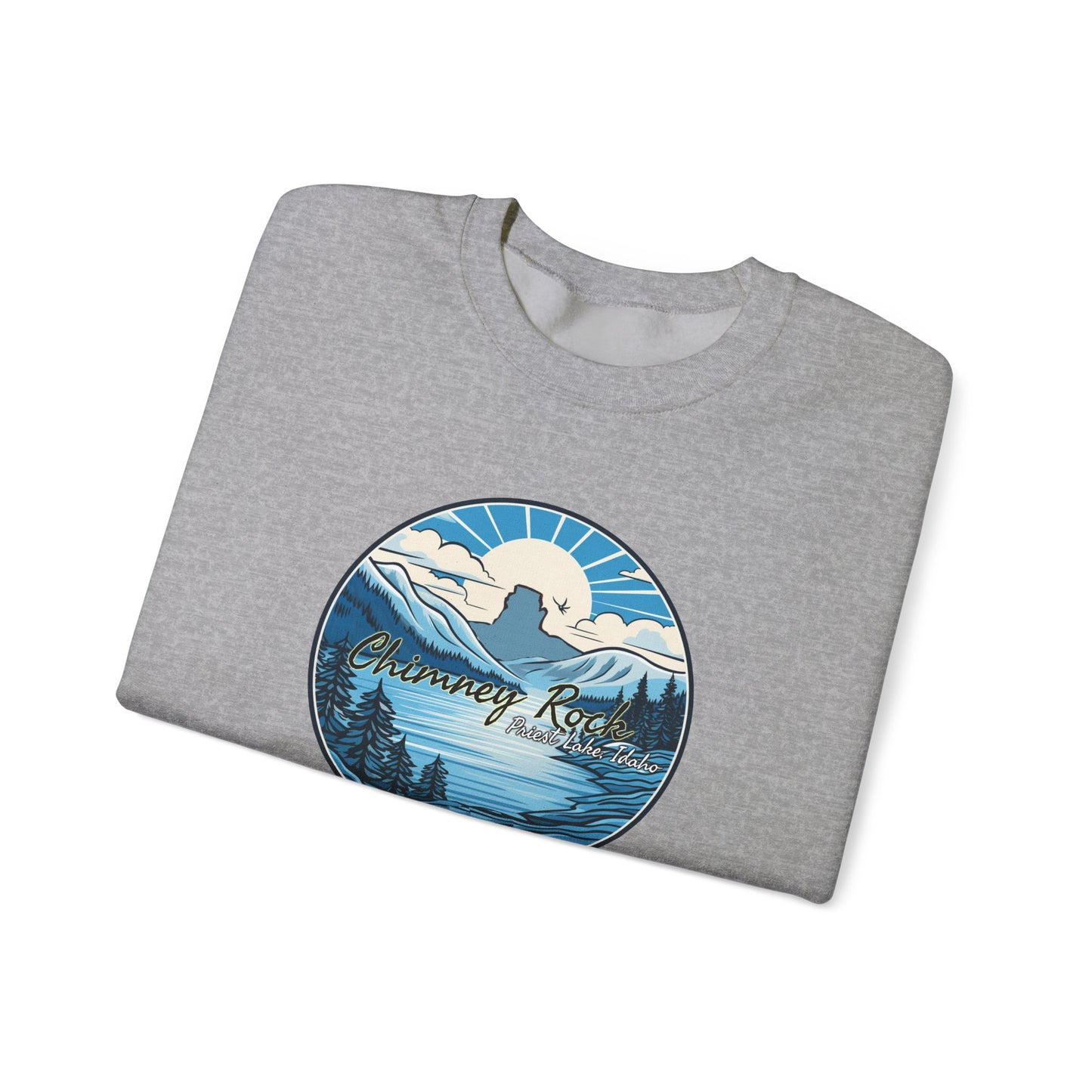 Blue Chimney Rock Unisex Heavy Blend™ Crewneck Sweatshirt