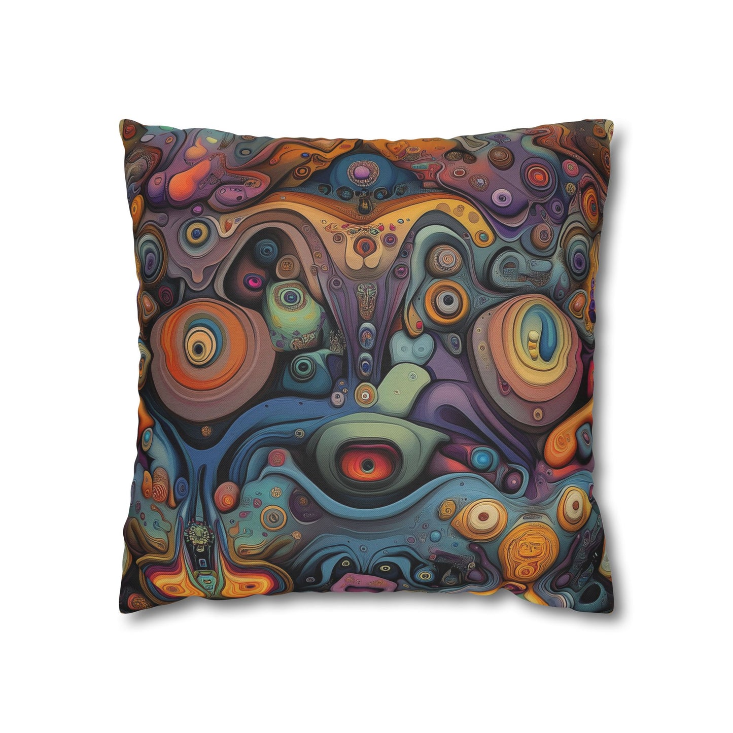 Surreal Vortex- Square Polyester Pillowcase