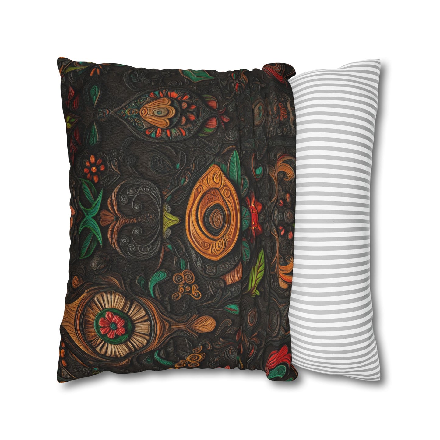 Organic Oasis - Square Polyester Pillowcase