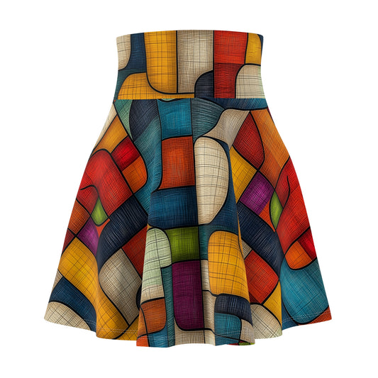 Puzzle Pieces - Skater Skirt