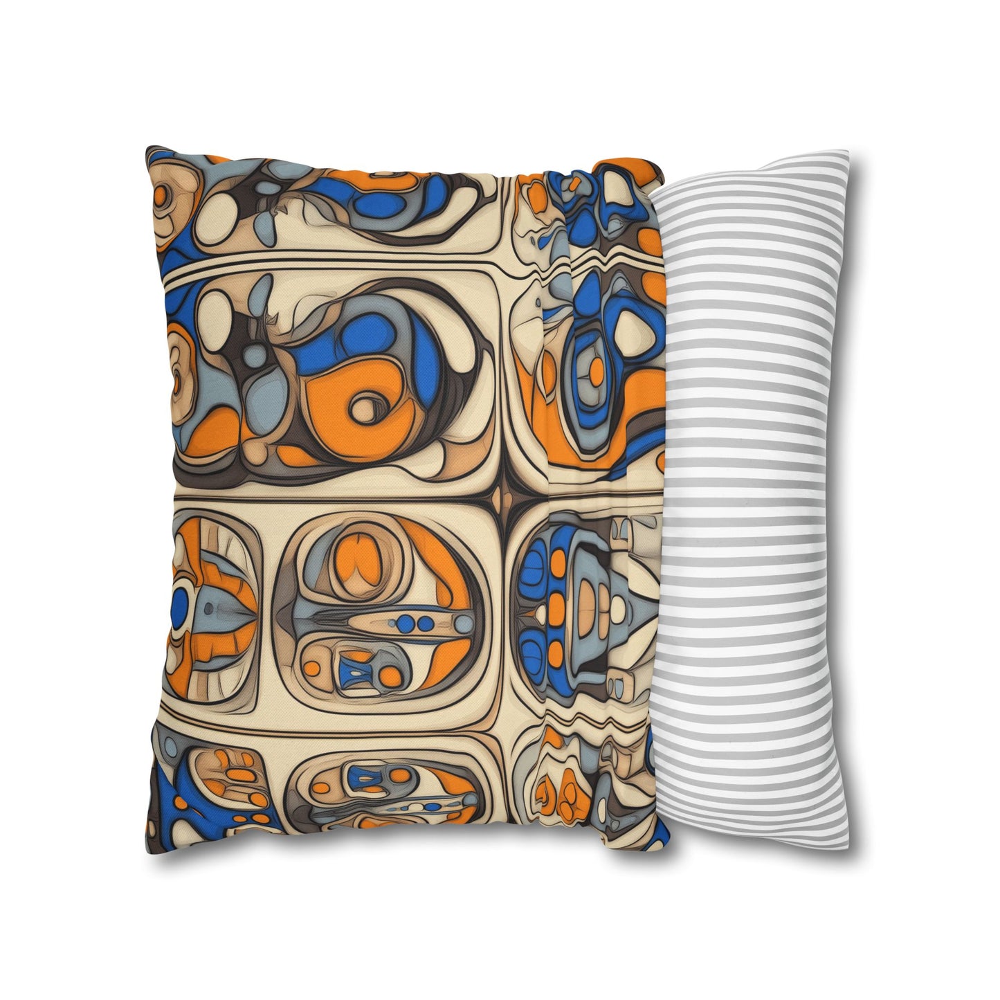 Echoes of Tradition- Square Polyester Pillowcase