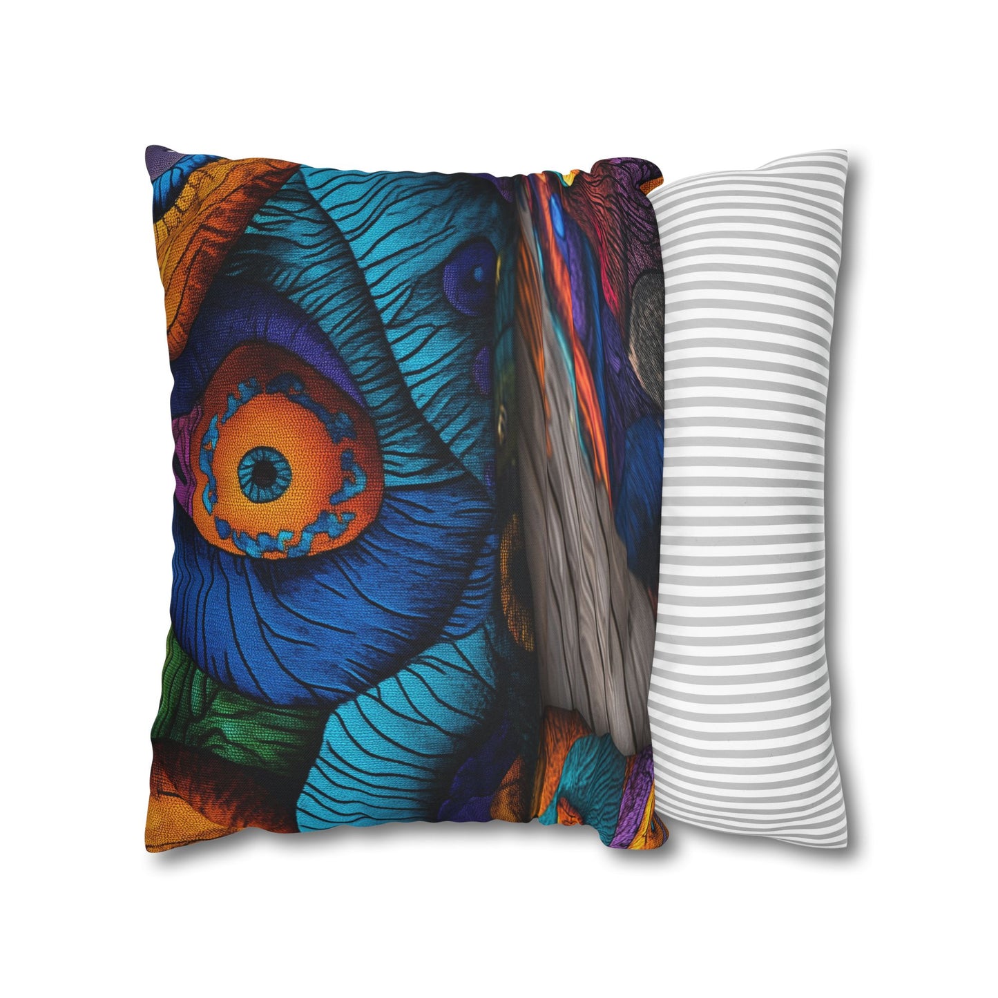 Kaleidoscopic Visions- Square Polyester Pillowcase