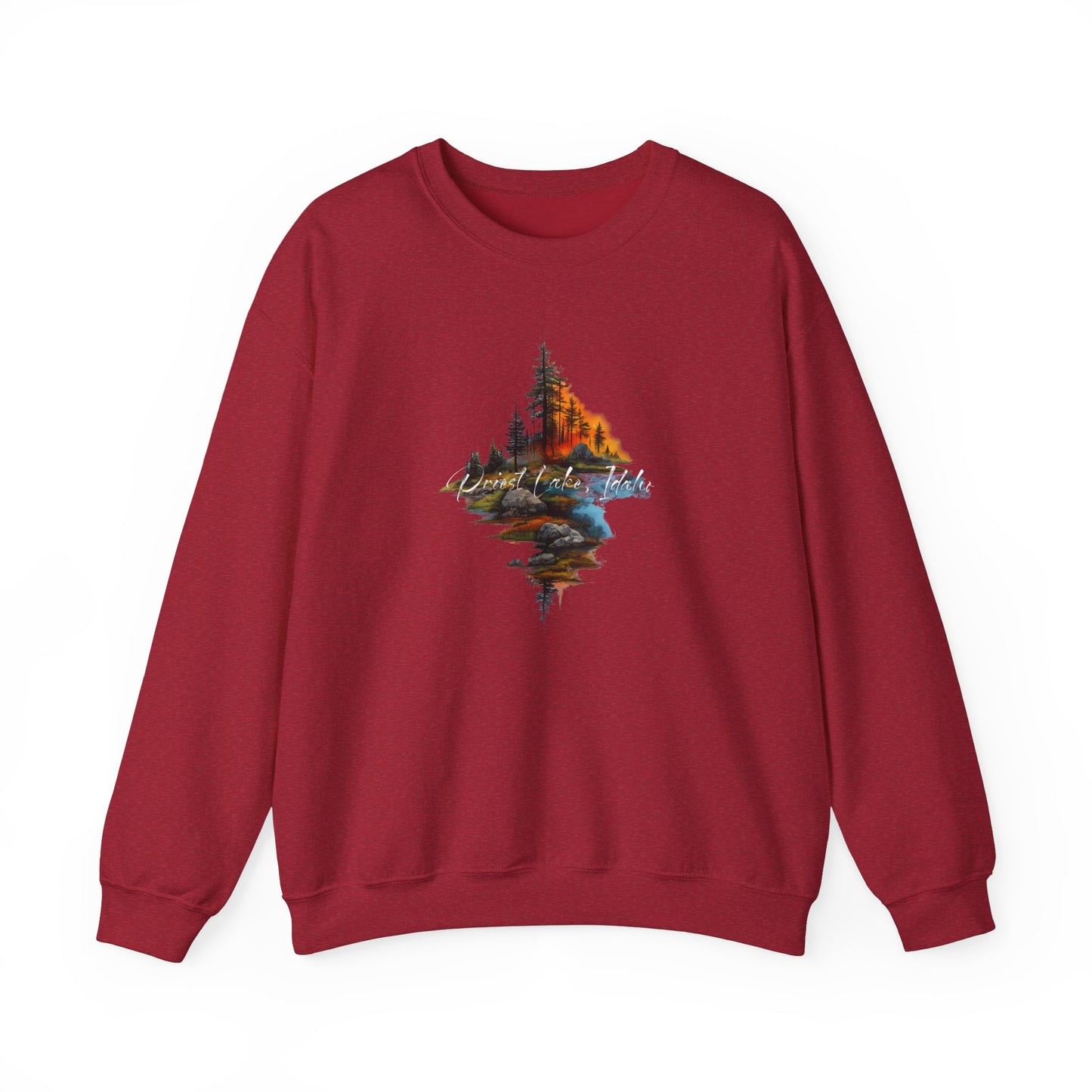 Priest Lake Point Heavy Blend™ Crewneck Sweatshirt