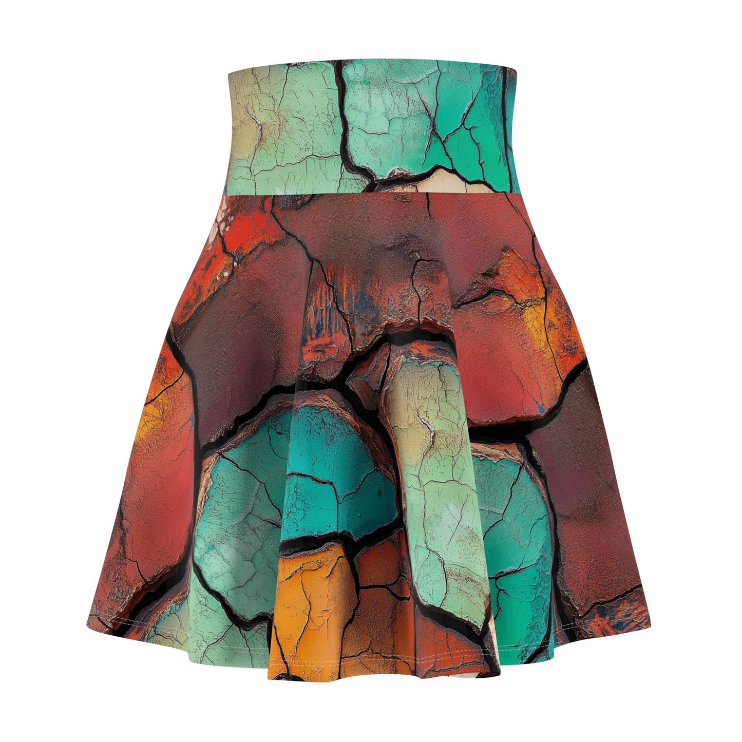 Geological Mosaic - Skater Skirt