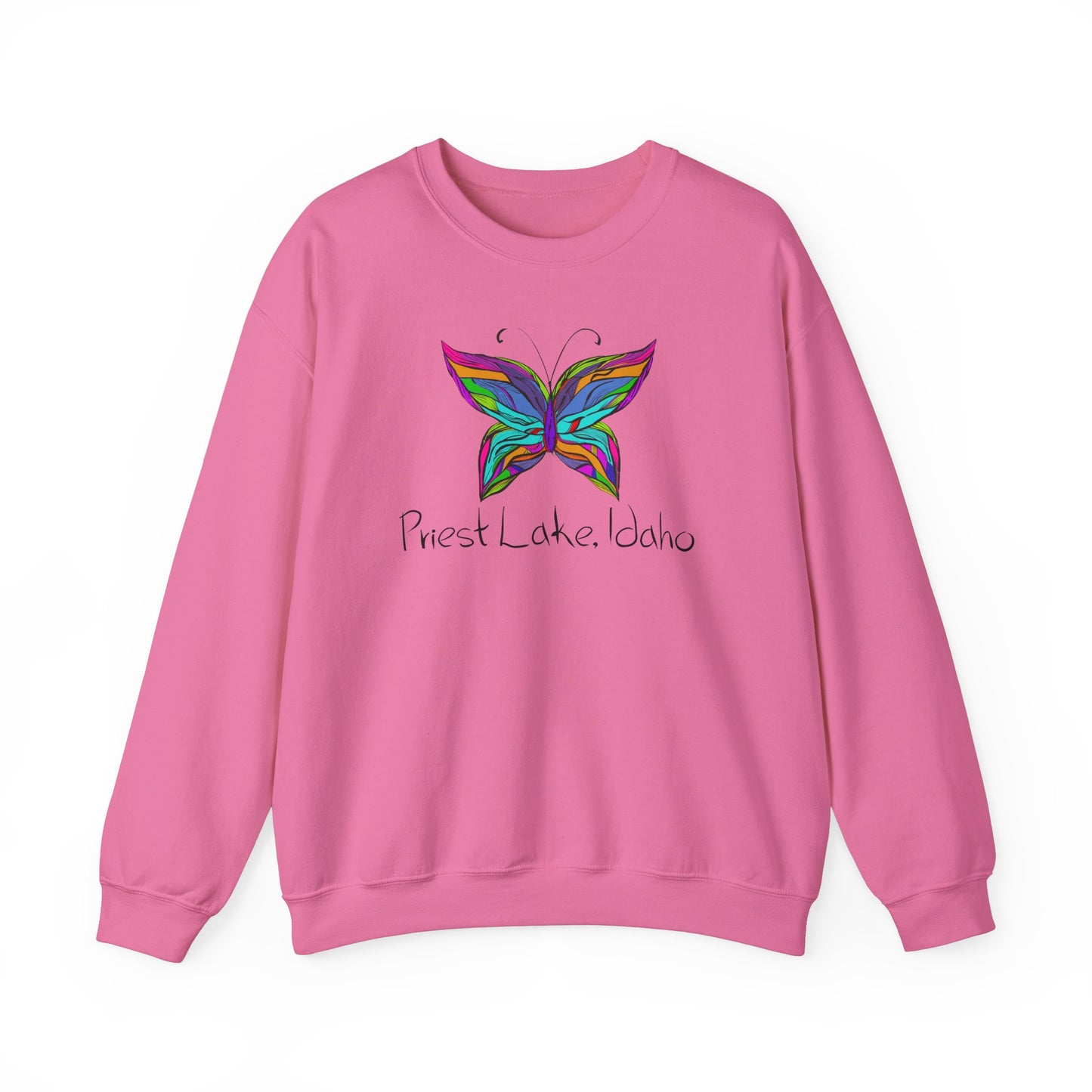 Priest Lake Butterfly Unisex Heavy Blend™ Crewneck Sweatshirt