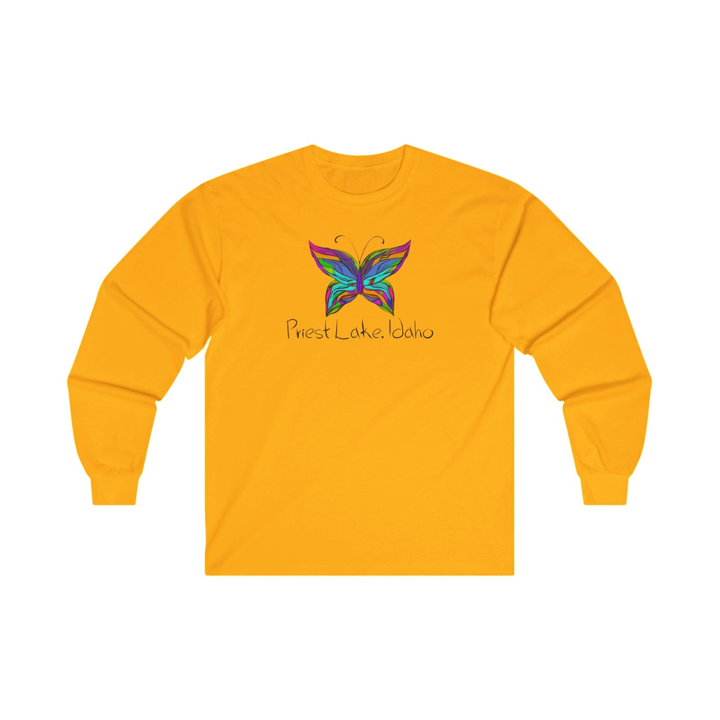 Priest Lake Butterfly Ultra Cotton Long Sleeve T-shirt