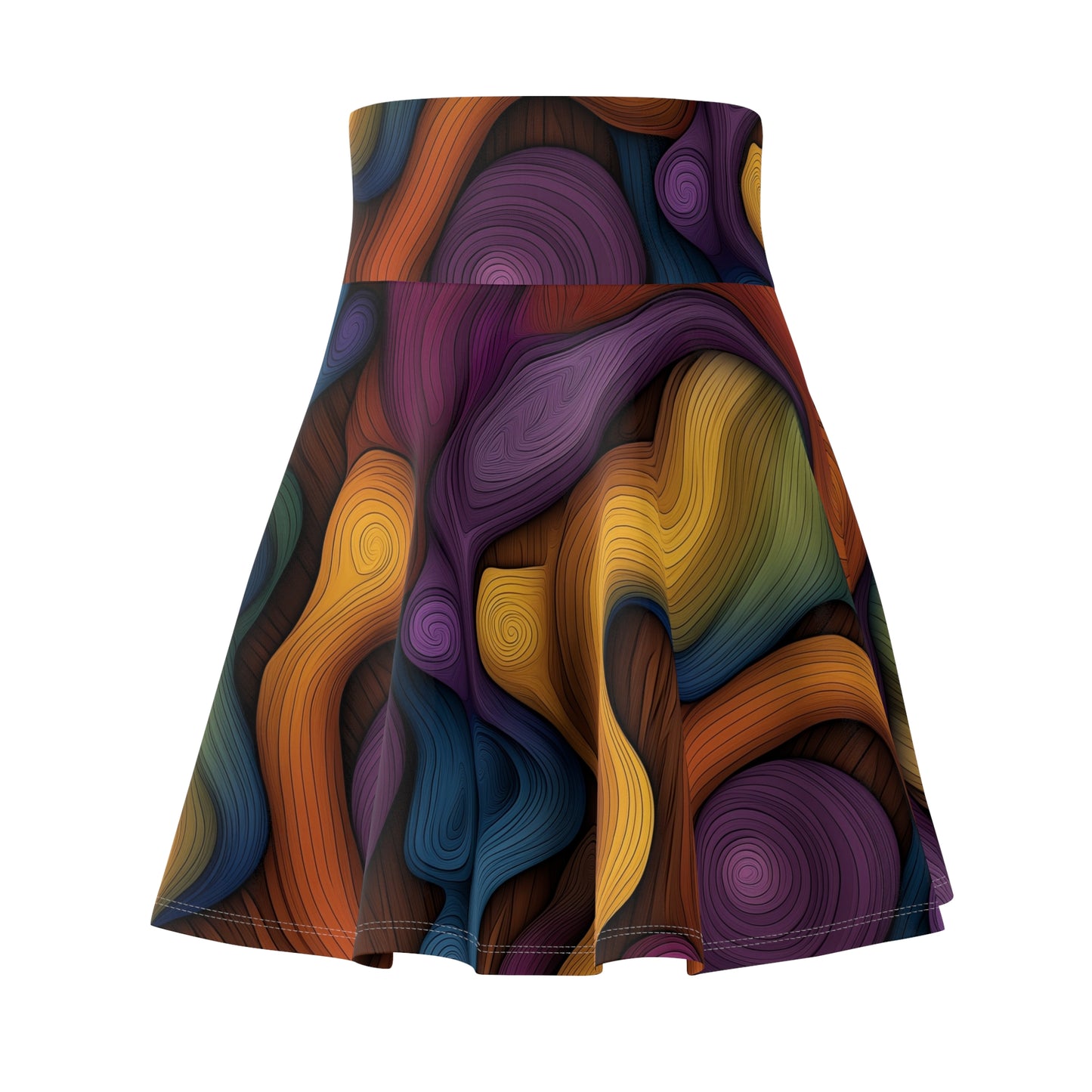 Swirling Symphony - Skater Skirt