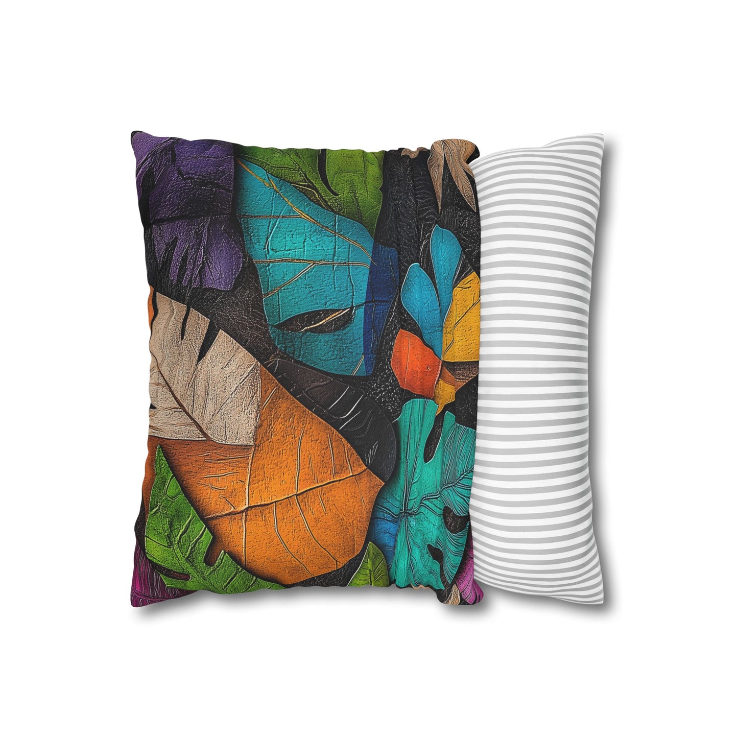 Tropical Vibrancy- Square Polyester Pillowcase