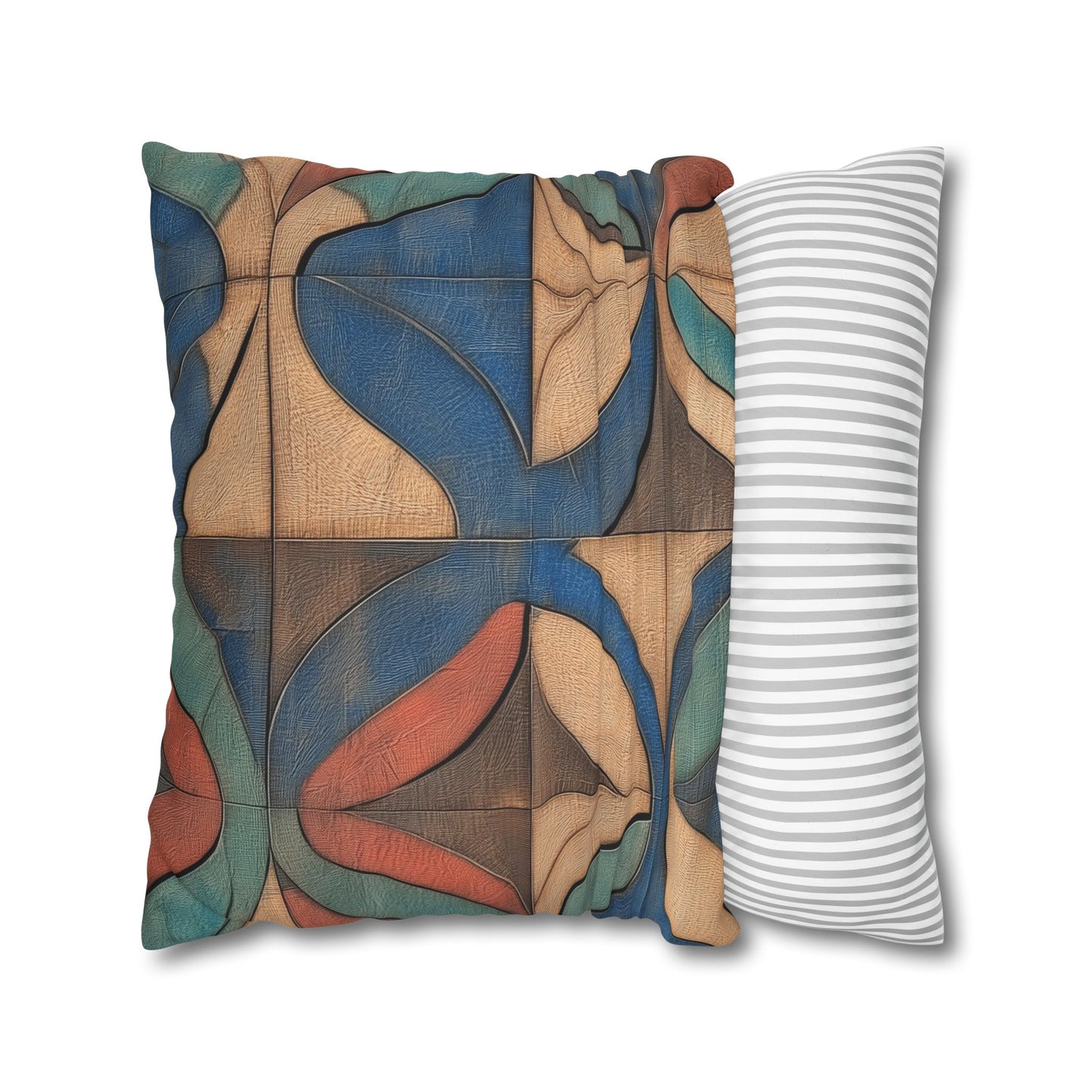 Waves of Harmony - Square Polyester Pillowcase