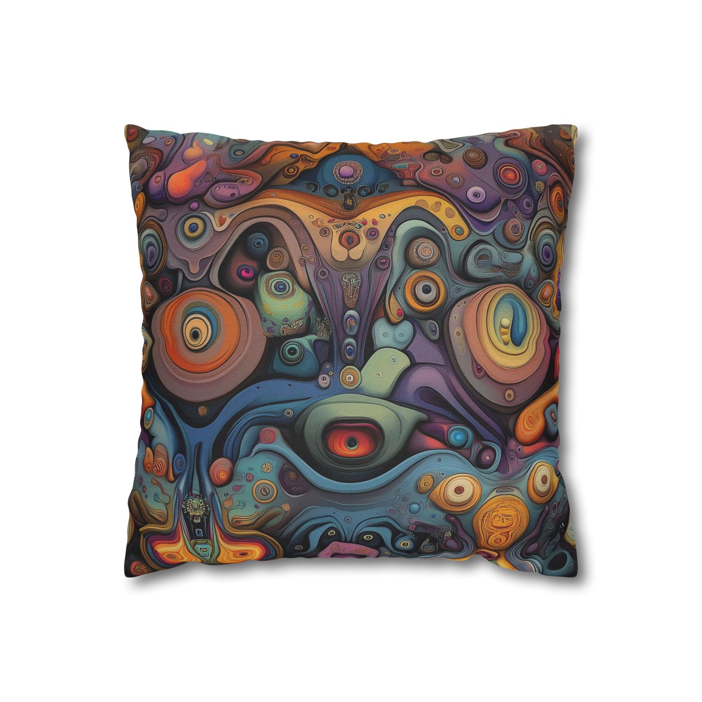 Surreal Vortex- Square Polyester Pillowcase