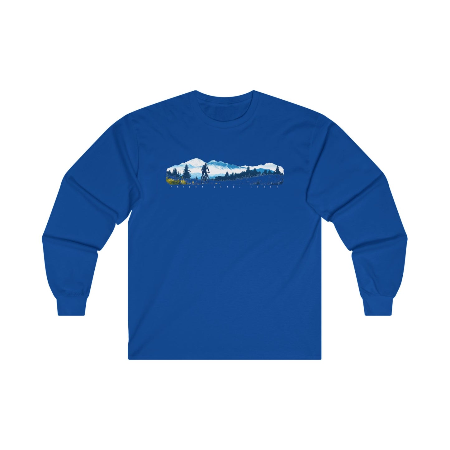 Ride Priest Lake, Idaho Ultra Cotton Long Sleeve T-shirt