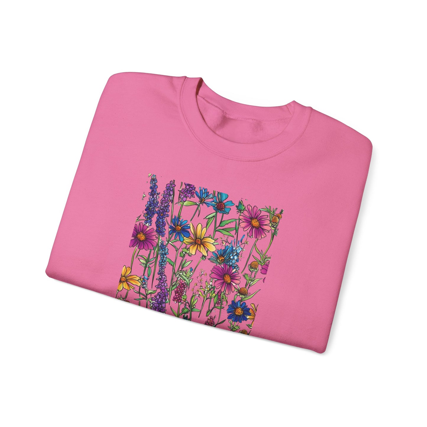 Priest Lake Wildflower Lake Ultra Cotton Crewneck Sweatshirt