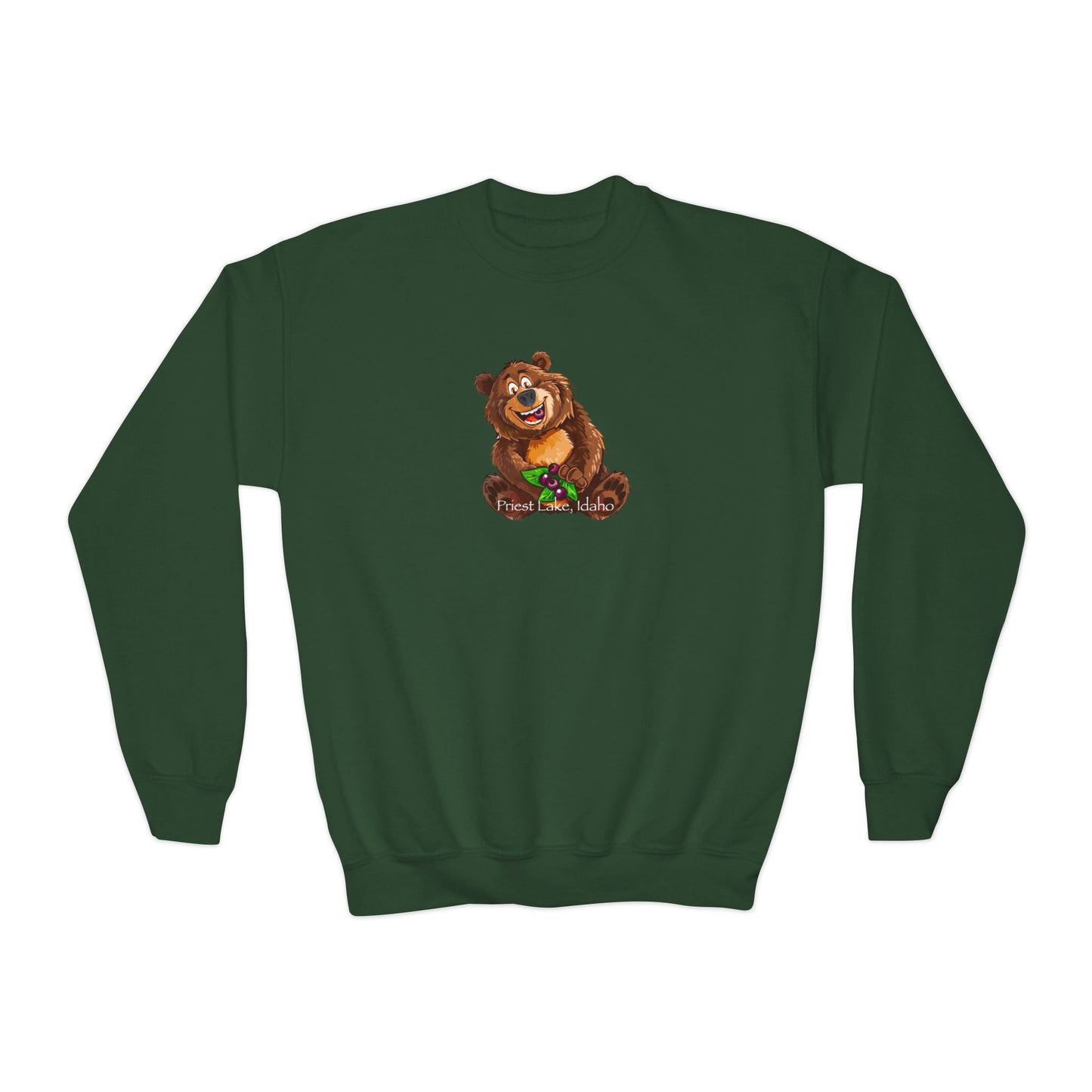 Huckle Bear Youth Crewneck Sweatshirt